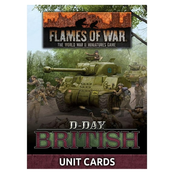 Flames of War D-Day British Unit Cards (v4)