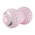 thumbnail image 1 of Bola de vibratoria con forma de maní Bola de vibratoria portátil con 4 velocidades de Bola de rodillo profesional texturizada Rosa, 1 of 8