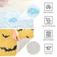 thumbnail image 3 of 2 Piece Soft Bathroom Rug Set Halloween-themed Hand-drawn Pattern Bath Mat and U-Shaped Toilet Contour Rug (16"x24"+20"x24"), 3 of 5
