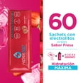 thumbnail image 2 of Pack de 60 Unidades - 6gr por Unidad - Electrolitos en Polvo Soluble 600ml | Sabor Fresa | Sin Calorias, Sin Azucar, Libre de Gluten y Vegano | 6 gr de Polvo en Sobres para Disolver en Agua | HIDRA2GO, 2 of 8