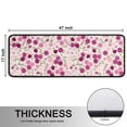 thumbnail image 5 of Kitchen Rugs Sets Of 2,Pink Pioneer Flower Pattern Anti Fatigue Kitchen Mat Rugs Non Slip Washable,Decorative Kitchen Floor Mats for Kitchen,Sink,Laundry,17"x47"+17"x47", 5 of 5