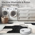 thumbnail image 5 of ODIKA 6'x9' Machine Washable Non-Slip Area Rug, Shadow Play Abstract High Traffic Rug, Black, 144443, 5 of 7