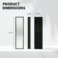 thumbnail image 2 of Nispira True HEPA Filter C Replacement for Germ Air Purifier FLT5000 AC5000 AC5250 Black Decker BXAP040 BXAP250 Idylis IAP-GG-125 2 Packs, 2 of 8