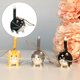 thumbnail image 1 of Colgante de Navidad de Estatuilla de Gato de Resina para Espejo de Coche Negro Soledad colgante de gato, 1 of 8