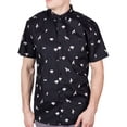 thumbnail image 3 of Visive Mens Big And Tall Short Sleeve Button Shirt, Printed Dog Shirts, 3 of 7