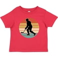 thumbnail image 3 of Inktastic Hockey Player Retro Sunset Boys or Girls Baby T-Shirt, 3 of 5