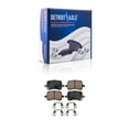thumbnail image 3 of Detroit Axle - 5 Lug Front Brake Kit for Chevrolet Malibu Cobalt HHR Pontiac Pursuit G4 G5 G6 Saturn Ion, Disc Brake Rotors Ceramic Brake Pads: 11.65" Rotors, 3 of 8
