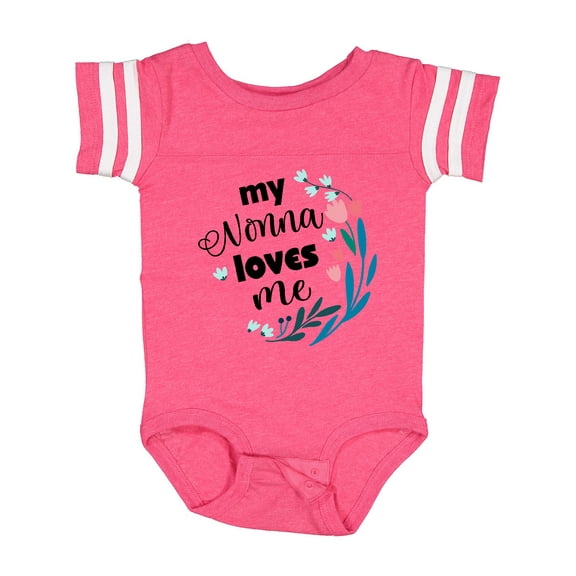 Inktastic My Nonna Loves Me for Girls Granddaughter Girls Baby Bodysuit