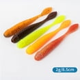 thumbnail image 3 of Floating Leaf Tail Soft Bait Lure for Bass Fishing Realistic Weedless Texas Rig Drop Shot Fishing Brown, 3 of 3