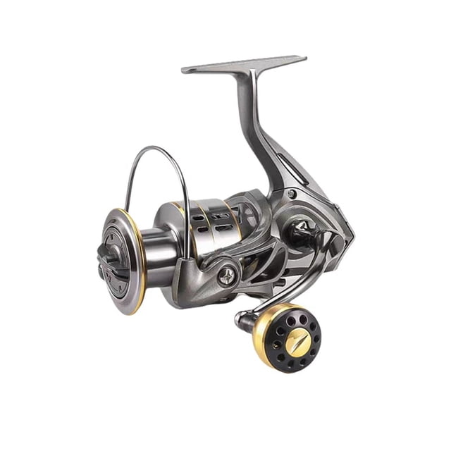Carrete de Pesca de Estilo, Manijas Izquierda y Derecha Intercambiables, Carrete Giratorio, Carrete de Pesca de Alta Velocidad Sin Costuras LC6000