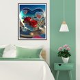 thumbnail image 4 of Diamond Painting 5D DIY Full Round Drill Beach Love Kit Art Home Decor (NH2849), 4 of 9