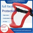thumbnail image 6 of Transparent Facial Protector Super Protective Face Shield for Work Weed Whacking Anti-Fog Full Face Mask for Kitchen Oil Proof, 6 of 10