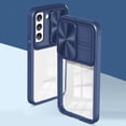 thumbnail image 3 of Reiko Full Protection with Phone Protective Film Slide Camera Lens Phone Case for Samsung Galaxy S 22 Plus in Navy, 3 of 4