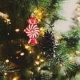 thumbnail image 1 of LSLJS Christmas Decoration Supplies, Christmas Tree Decoration Thread Candy Christmas Decoration Pendant Christmas Ball Painted Christmas Gift, Christmas Decorations, 1 of 7