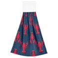thumbnail image 7 of Yayeee Kitchen Hanging Hand Towels Set of 2 with Loop Bathroom Absorbent Tie Towel, Blue Lobster Pattern, 7 of 7