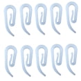 thumbnail image 2 of IFANLANDOR 120 Pcs Crochets de Rideaux Blancs en Plastique pour Fenêtre et Porte, 2 of 8