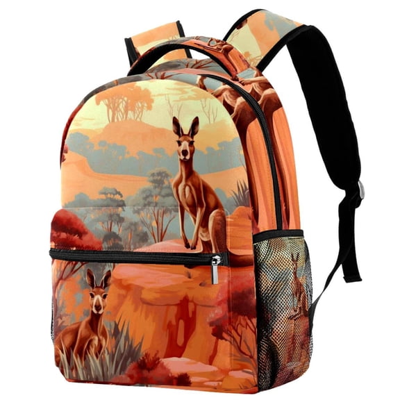 Lightweight Backpack Kangaroo School Bag Travel Laptop Daypack for Men Women Casual Rucksack