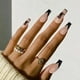 thumbnail image 3 of Uñas acrílicas extralargas de ataúd brillante con diseños, uñas acrílicas desnudas, uñas adhesivas para mujeres, 24 Uds. Adepaton JQWJ510, 3 of 7
