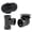 Matte Black, variant on Westbrass 1-1/2" Coarse Thread Tip-Toe Bathtub Drain with Linear Overflow Cover, Sch. 40 ABS fittings, Polished Chrome