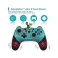 thumbnail image 2 of Manette Switch, Manette Sans Fil Pro Compatible avec la Manette Bluetooth Nintendo Switch Switch, Manette de Jeu pour PC Prenant en Charge le Gyroscope, l'Axe, le Turbo et la Double Vibration avec Câble de Chargement, 2 of 7