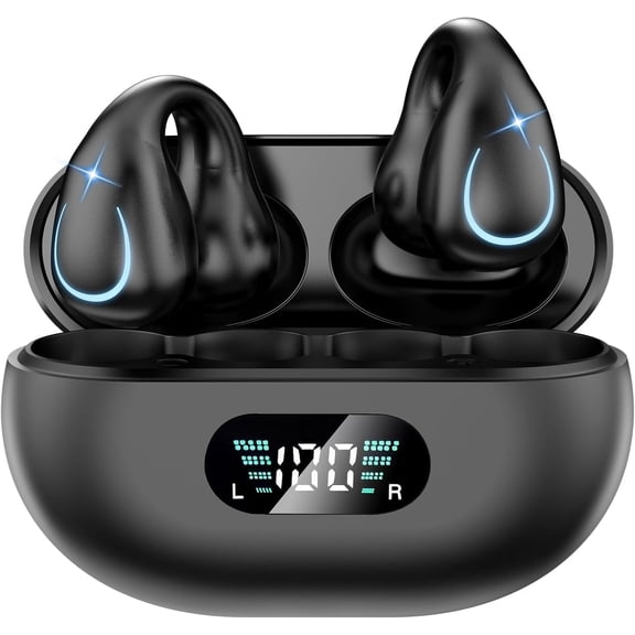 Wireless Bluetooth Earbuds, IPX7 Waterproof Sports Headphones with Charging Case, Noise Canceling Stereo Sound in-Ear Earphones Headsets with Mic for iOS Android