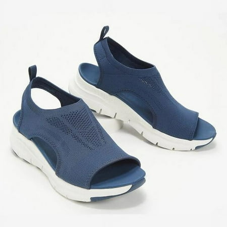 Wedge Sandals for Women Low Heel Orthopedic Sandals Espadrille Sandals Platform Sandals Dressy Summer Fashion Comfortable Sandals Women Casual Ankle Strap Wedge Heels Outdoor Beach Shoes