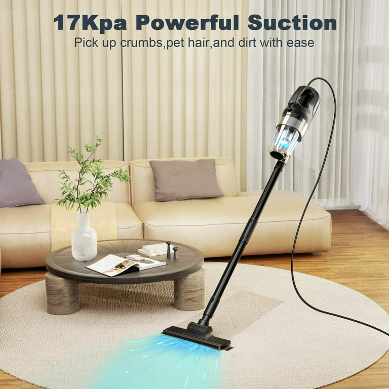 SOWTECH Corded Stick Vacuum Cleaner,17KPa Powerful Suction with