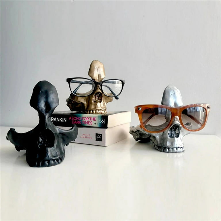 Halloween Skull Glasses Stand Holder, Sunglasses Stand, Desk Tidy, Gothic  Decor, Skeleton Eyeglasses Holder, Eyewear Stand 