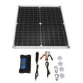 thumbnail image 2 of Solar Panel Charge Controller Set Monocrystalline Silicon 25W 10A Fast Charging Battery Free Drive Solar Panel Regulator for Lights Power Tools, 2 of 22
