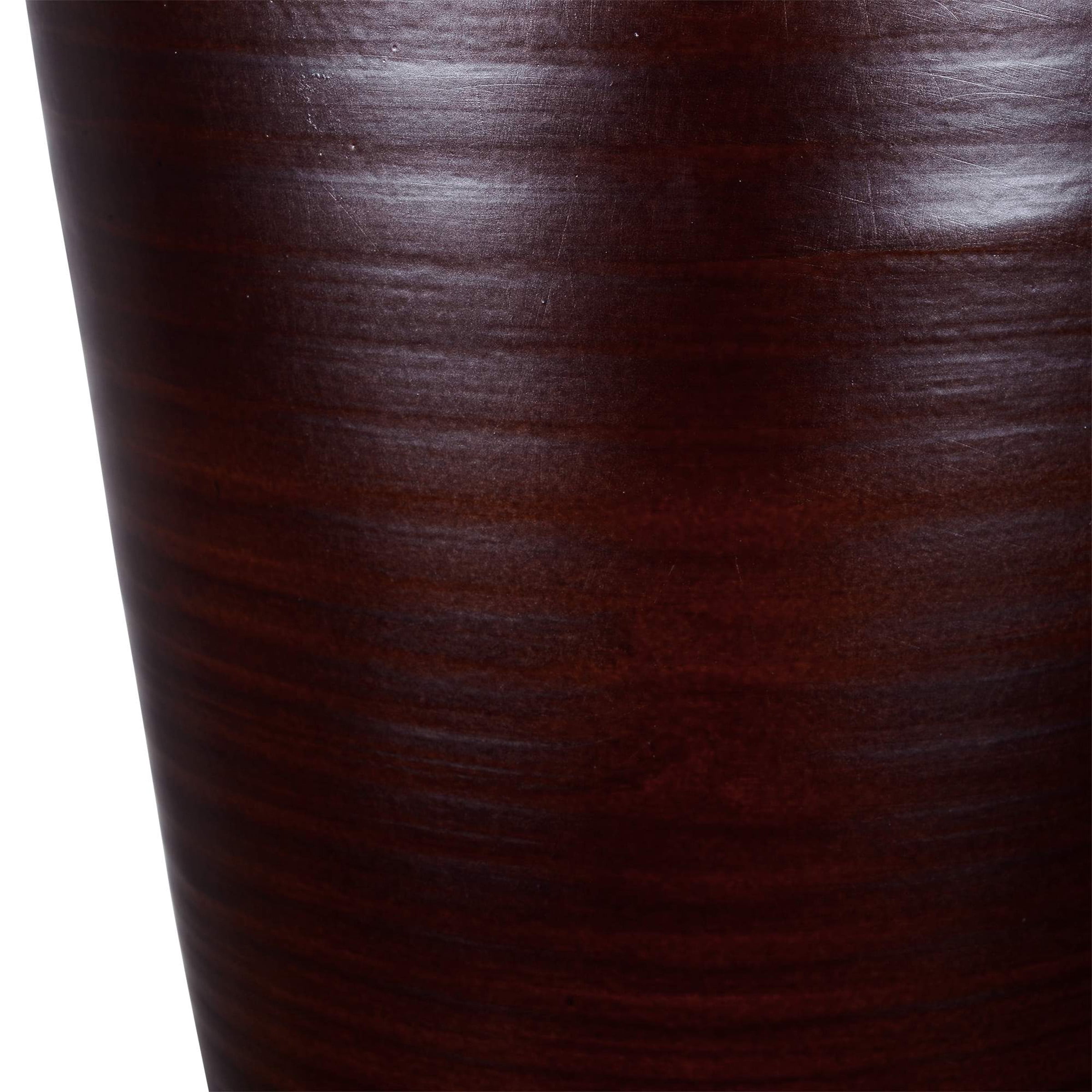 Villacera Handcrafted 35-Inch-Tall Sustainable Bamboo Floor Vase (Brown)