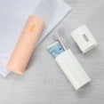 thumbnail image 3 of Unique Bargains PP Lightweight Toothbrush Travel Case White Pink 7.68"x2.36" 2pcs, 3 of 7