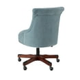 thumbnail image 5 of Linon Sinclair Manager's Chair with Adjustable Height & Swivel, 275 lb. Capacity, Aqua, 5 of 5