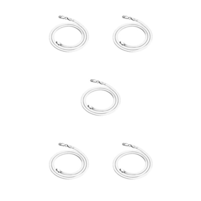 Sonducket Collar de Metal, colgante de cuello, joyería de moda, Flexible, ligero, superficie lisa, accesorio abierto para hombre, 55cm Type2 NO2