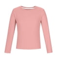 thumbnail image 7 of jobturf Girls Long Sleeve Shirts Trendy Cute Scallop Trim Blouses Spring Comfy Going Out Tops 100 Days of School Shirt Size 5-16 Years, 7 of 7