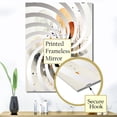 thumbnail image 3 of Designart "Modern Forest Landscape in Black and Yellow IV" Abstract Landscapes Oversized Wall Mirror - Modern Landscapes Entryway Big Wall Mirror - Multiple Color Options, 3 of 6