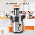 thumbnail image 3 of EXTRACTOR DE JUGOS MASTERCHEF MK-J-SS 2 VEL 600 ML, 3 of 5