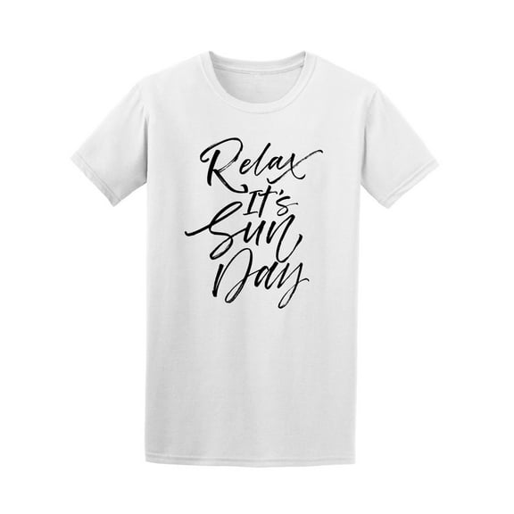 Relax It's Sunday Tee Men's - Men T-Shirt, Medium