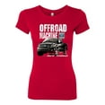 thumbnail image 2 of Wild Bobby, Ford Offroad Machine Classic Built Tough 4x4 Off Road, Cars and Trucks, Women Slim Fit Junior Tee, Red, X-Large, 2 of 4
