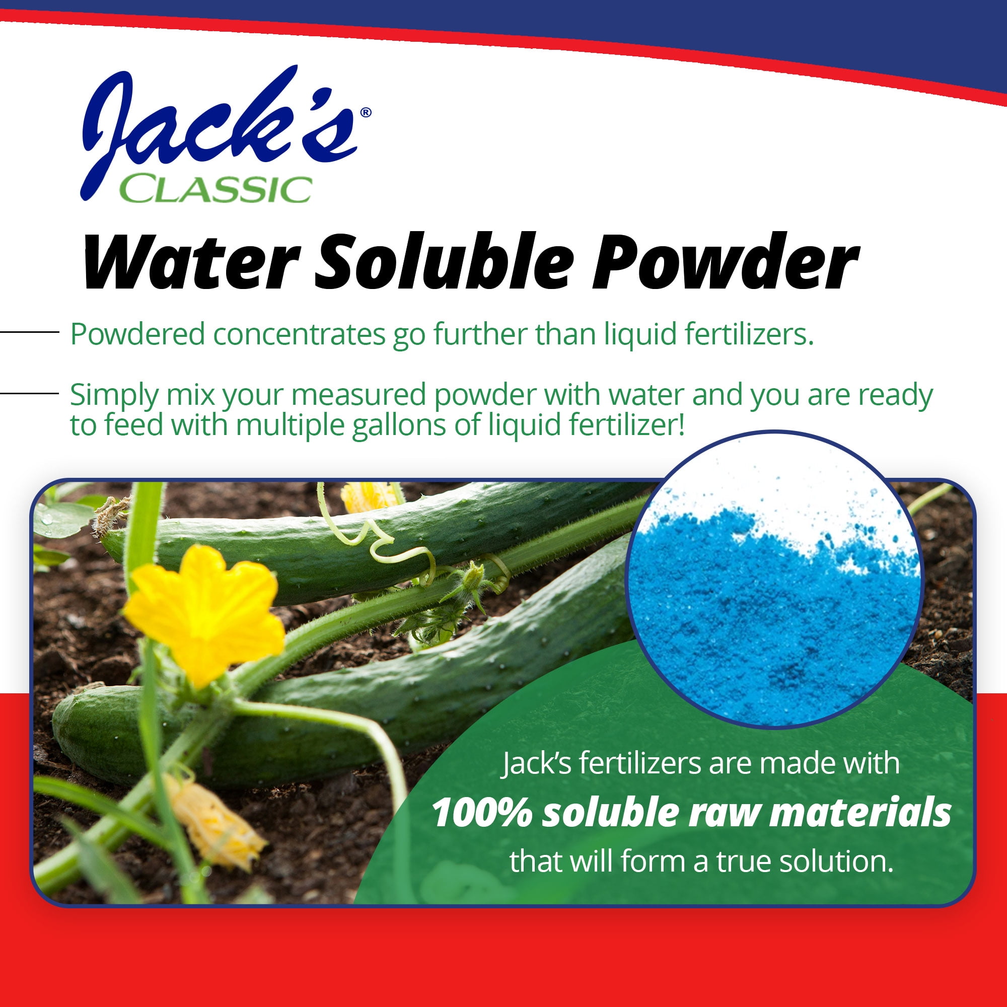 Jack's Classic 12-15-30 Veggie FeED Water-Soluble Fertilizer with Micronutrients, 4lbs - Plant Growth and Abundant Fruit Set in Blooming Vegetable Plants