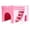 A001- Pink (Fence Villa), variant on Small Pet Supplies, Two-Level Hamster House, Wooden Dwarf Hamster Hideout, Hamster Hideout, Chew-Proof Ventilated Gerbil Hut Pet Shelter 7X6X4 in Blue Princess Castle Cage