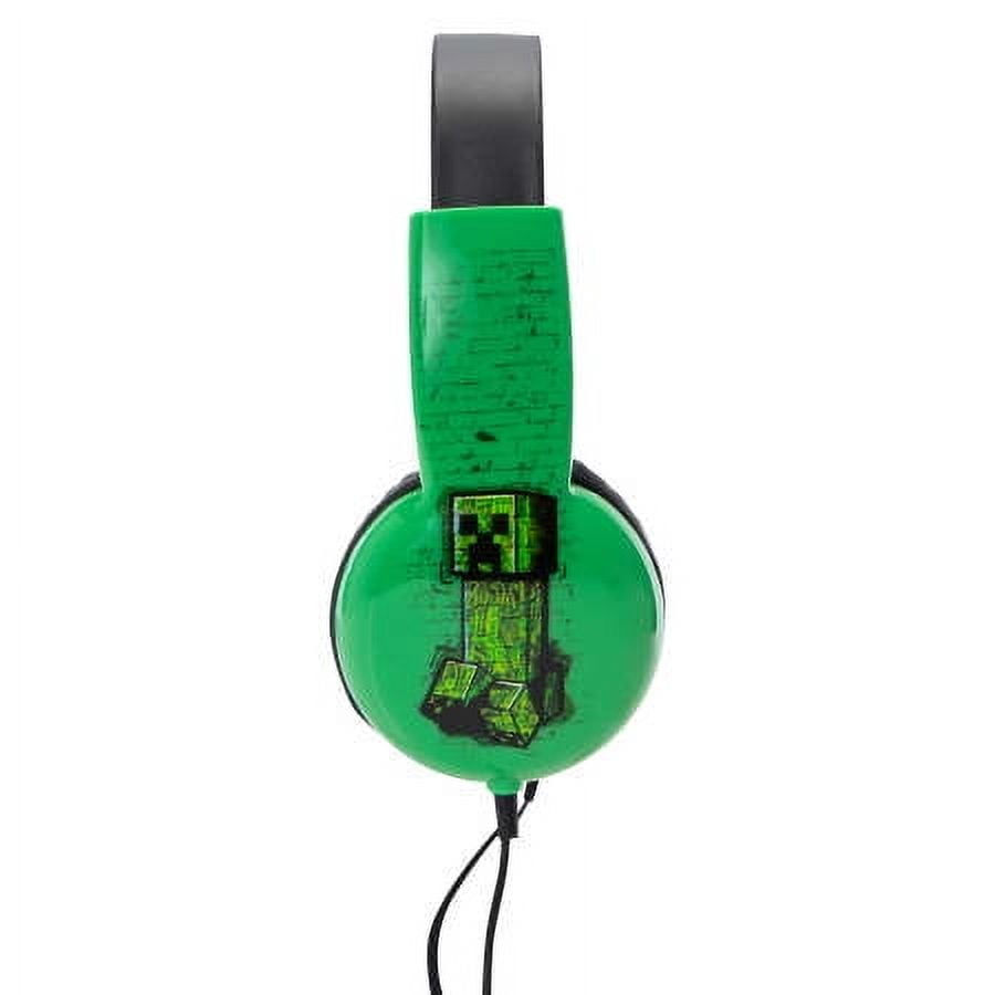 Minecraft Kid-Safe Wired Headphones With Microphone