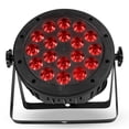 thumbnail image 1 of Cañón Led Wash Steelpro OM-18RM-A 18 Leds x 15W RGBW + Ámbar + White Full Color 8 Canales DMX Audiorítmico Cuerpo de Aluminio Dimmer y Estrobo, 1 of 4