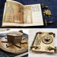 thumbnail image 5 of Key of Hamunaptra The Mummy Prop Book of The Dead Book of The Living Halloween Easter Gift Can Be Opened Box Home Desktop Decor, 5 of 6