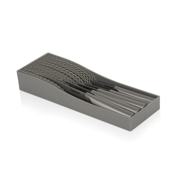 Cuisinart ensemble de 6 pièces couteaux avec range-couteaux pour tiroir - SSC-6PC Triple rivet en acier inoxydable