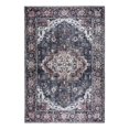 thumbnail image 1 of L'Baiet Scarlett Gray Distressed Washable 5 ft. x 7 ft. Fabric Area Rug, 1 of 8