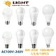 thumbnail image 2 of Bombilla LED de voltaje completo, luz blanca cálida sin parpadeo, AC120V, 220V, 8W-24W, E27, B22, 3000K/4000K/6000K, 1-10 unidades, 2 of 4