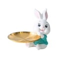 thumbnail image 2 of Bandeja de almacenamiento, estatua, adorno, llavero, almacenamiento de joyas, escultura de animal para bar verde 14cmx18cm, 2 of 9
