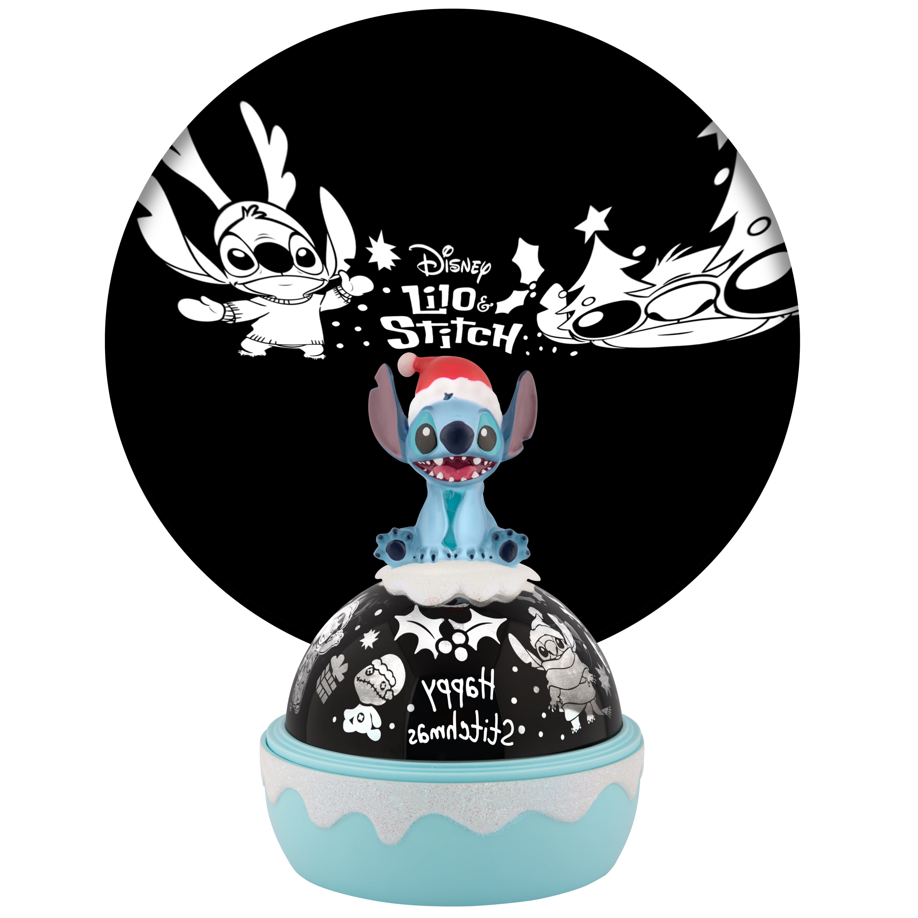 Christmas Lightshow Illuminations Tabletop Shadow Lights Projector Lights Stitch Figural Topper Disney