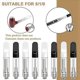 thumbnail image 5 of 60 PCS Empty Storage Cartridges compatible with 1.0ML Glass Ceramics Easy to Fill,Black and White, 5 of 5