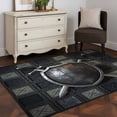thumbnail image 3 of Kitchen Mats for Floor 3x5 Ft, Farmhouse Shields Non Slip Area Rugs for Kitchen Bedroom Entryway, Modern Vintage Shabby Chic Plaid Washable Carpet Runner Rug Floor Mats for Bedroom Home Decor, 3 of 8